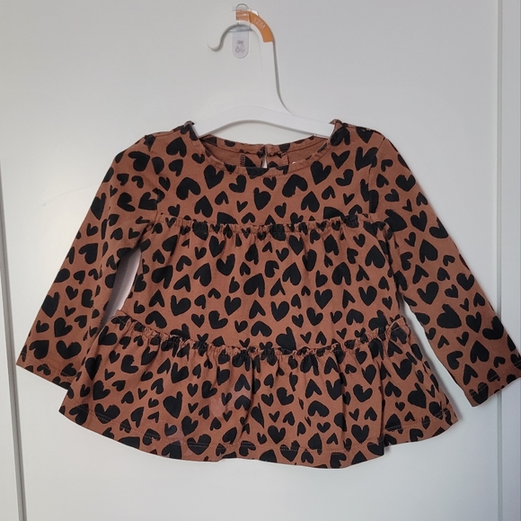 Carter's Baby Girl Animal Print Shirt 18m - Picture 6 of 7